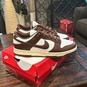 Nike woman’s dunk low. Cacao Wow. size 10.